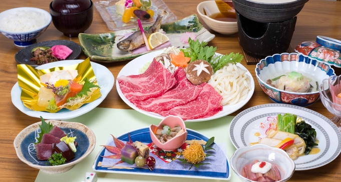 ■基本■夕食メインを栃木県産和牛の豆乳しゃぶしゃぶにグレードアップ